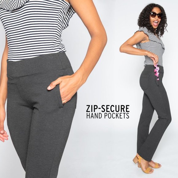 Dress Pant Yoga Pants Straight-Leg - Picture 2 of 14